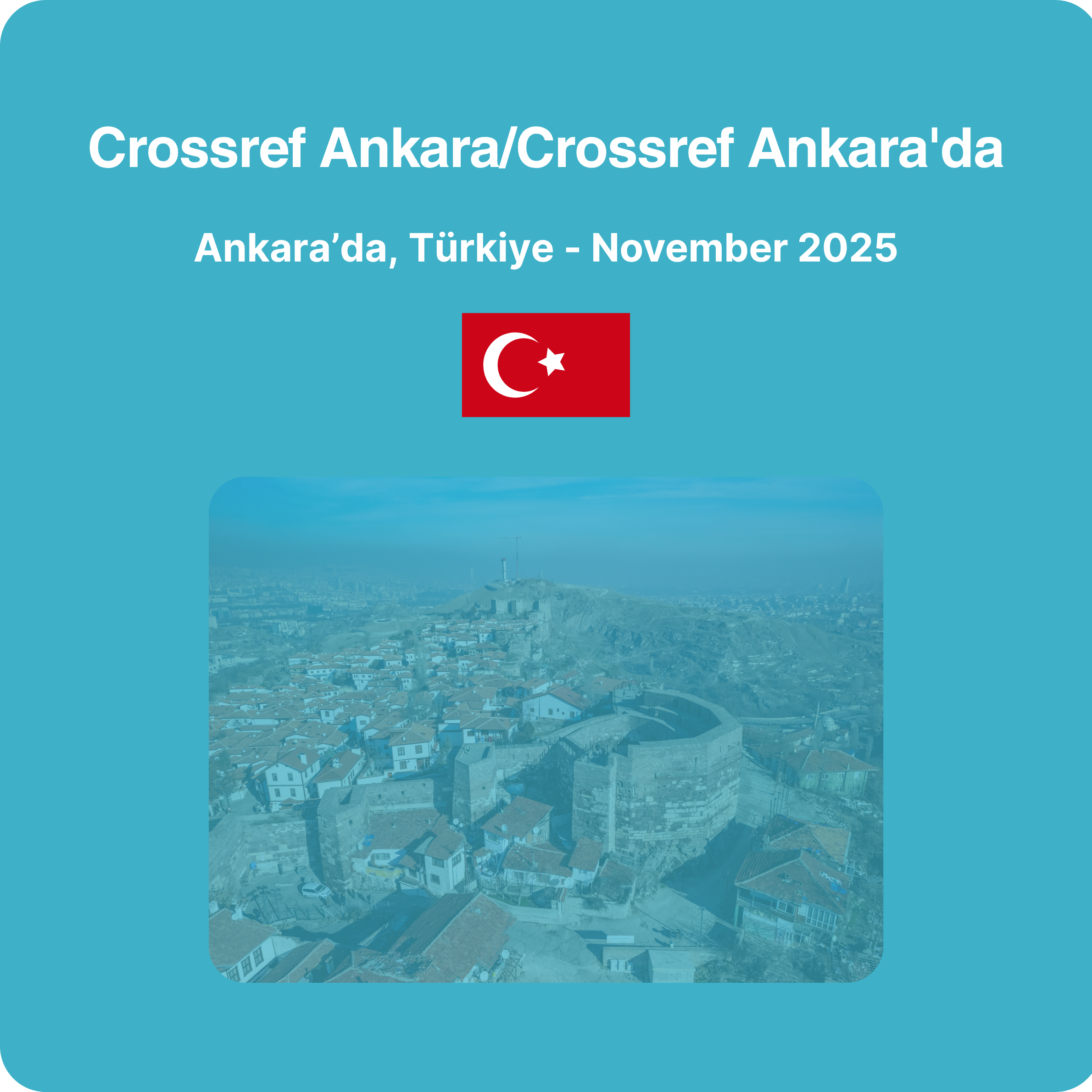 square tile with faded image in the background of Ankara’da, Türkiye