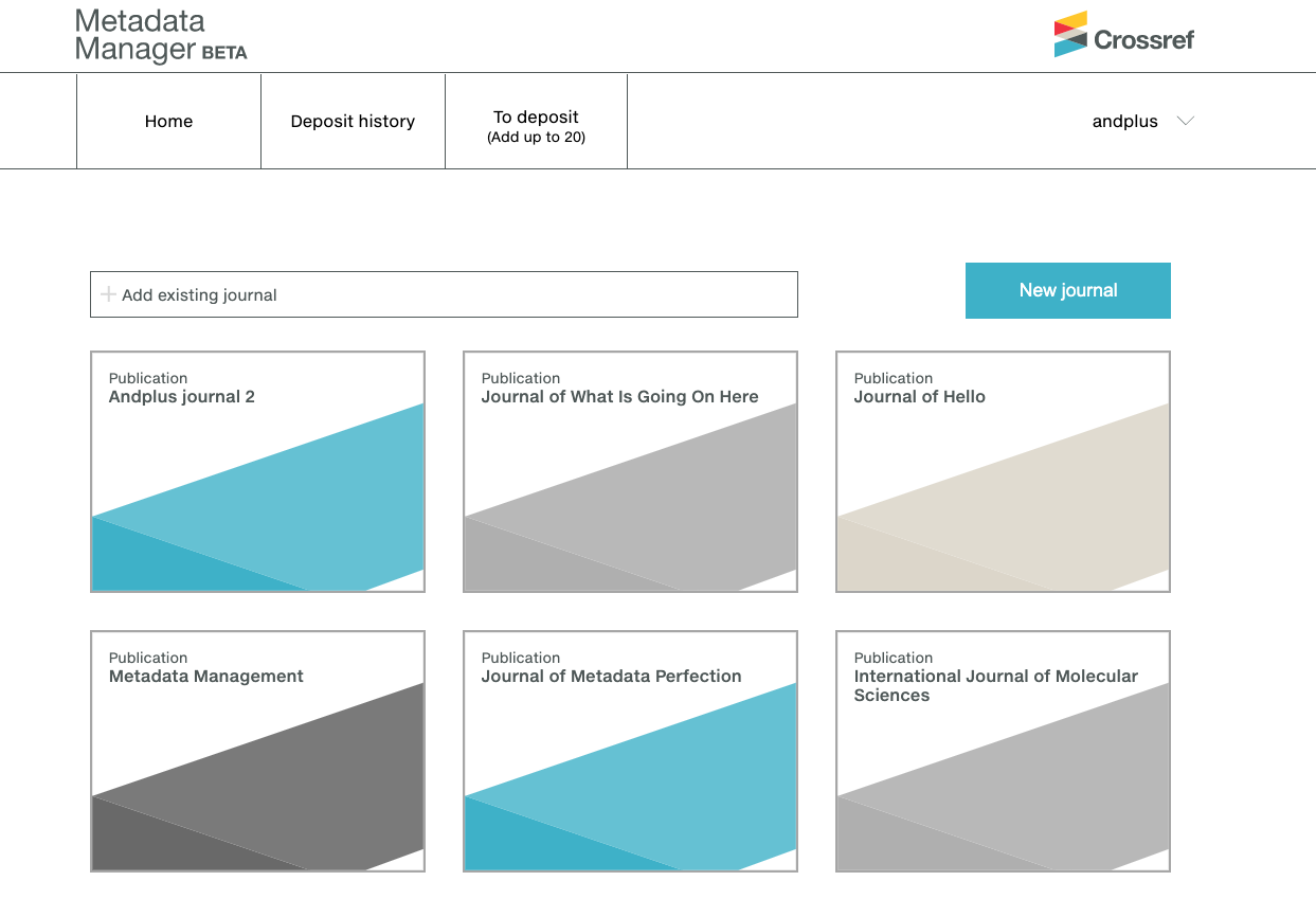 Publications in your workspace