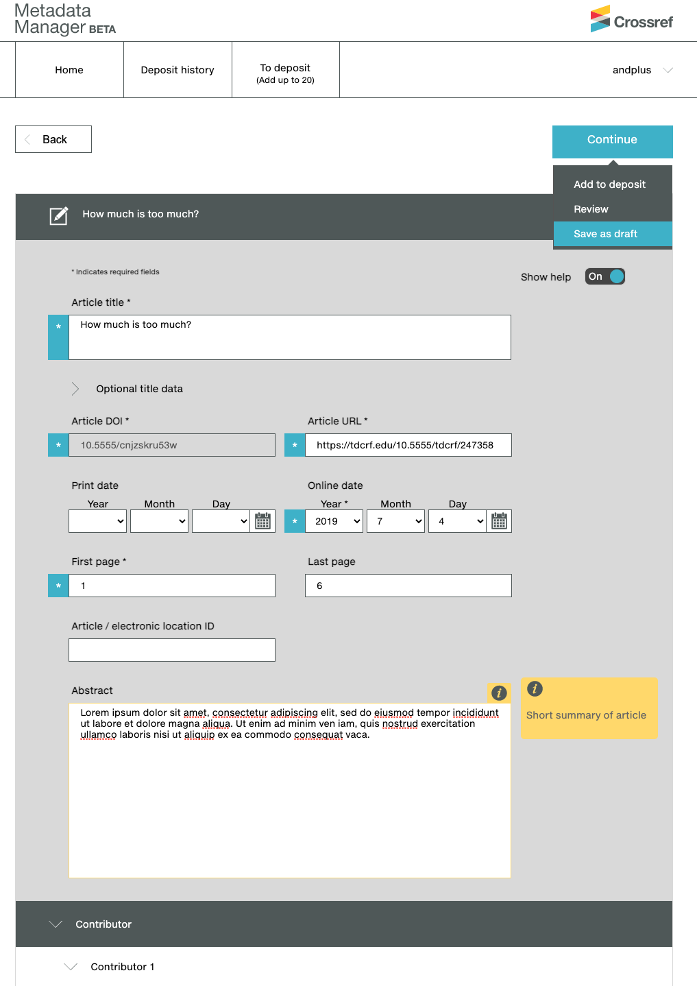 Metadata Manager save as draft function.png Metadata Manager save as draft function